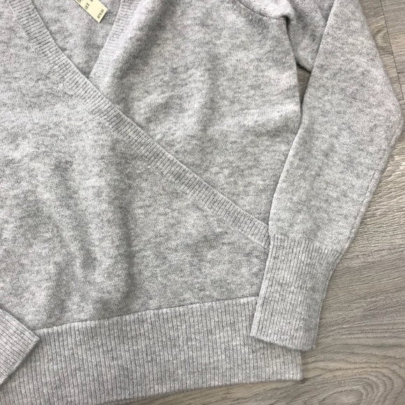 Madewell Wrap-Front Pullover Sweater Knit Tops - Picture 2 of 5